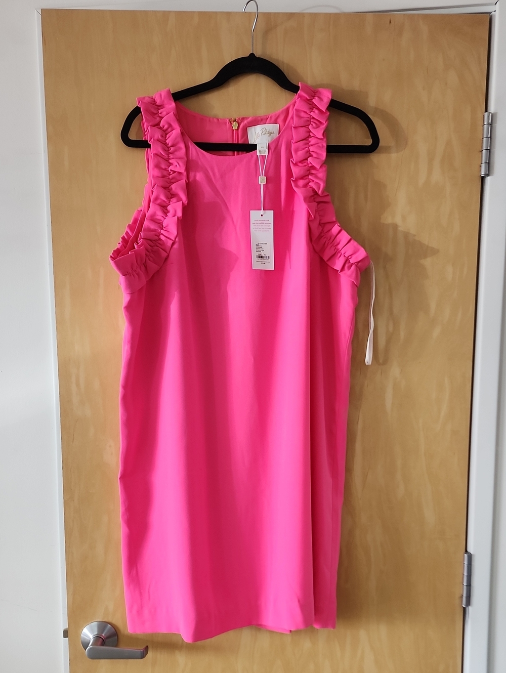 Lilly Pulitzer Hot Pink Ruffle Kailee
